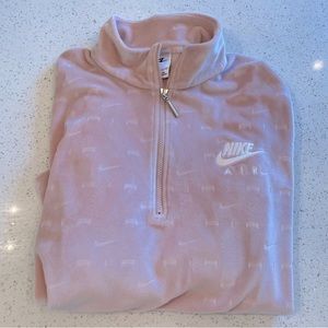 NIKE AIR cropped jacket, velour material, perfect condition